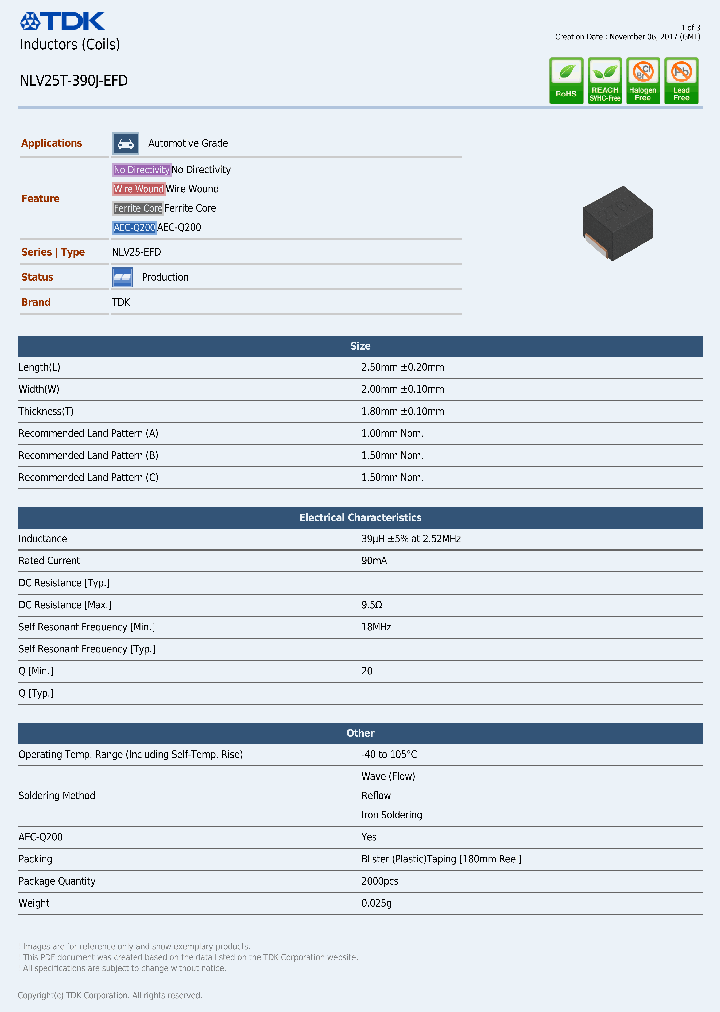 NLV25T-390J-EFD_9069829.PDF Datasheet