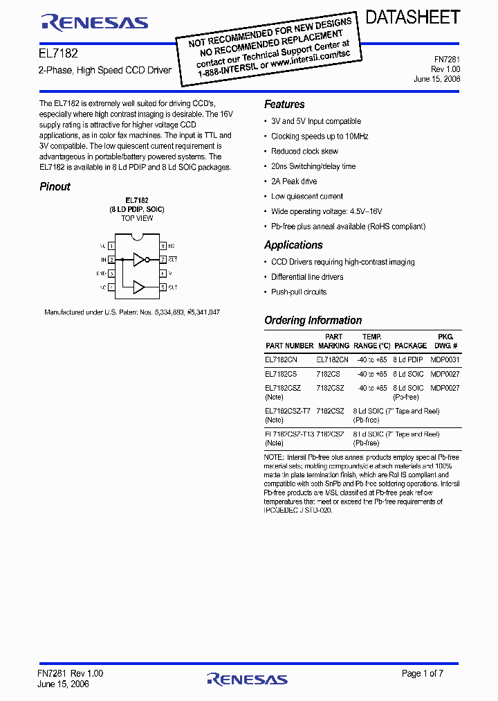 EL7182_9070700.PDF Datasheet
