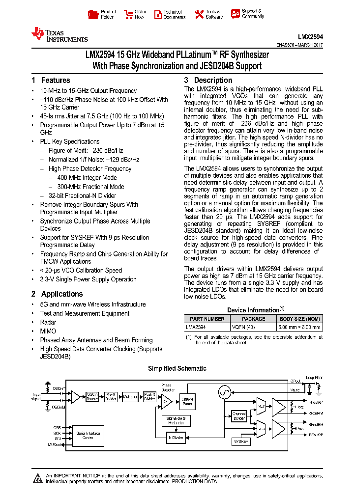 LMX2594_9070939.PDF Datasheet