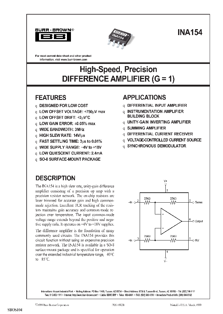 INA154_9071568.PDF Datasheet