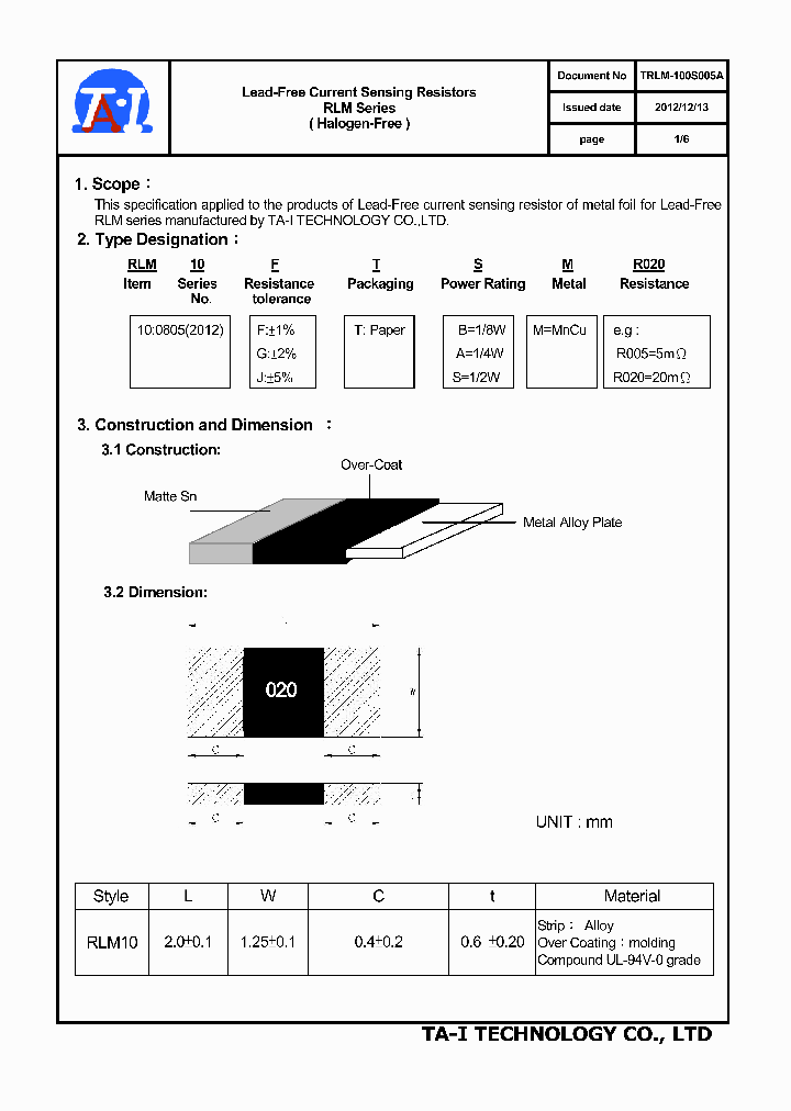 RLM10GTAMR005_9071666.PDF Datasheet