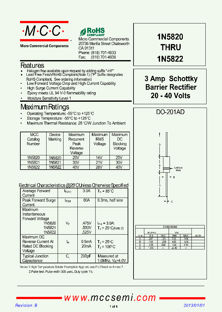 1N5822-AP_9071898.PDF Datasheet