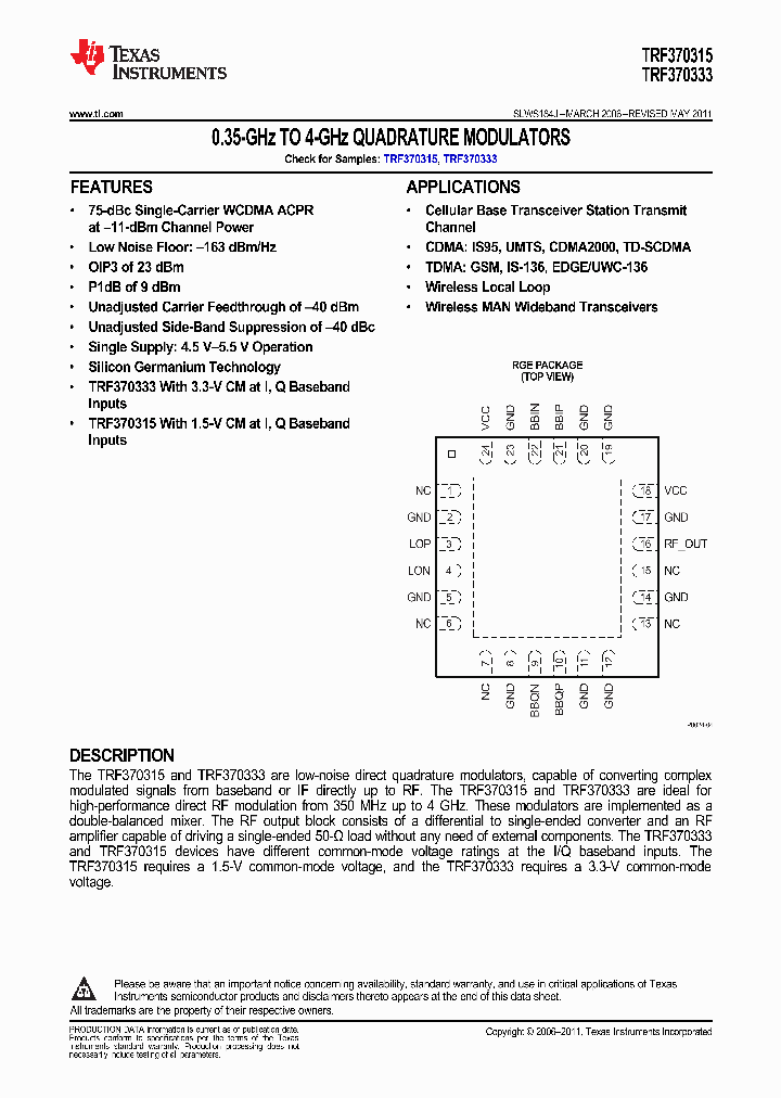 TRF370315-15_9073228.PDF Datasheet