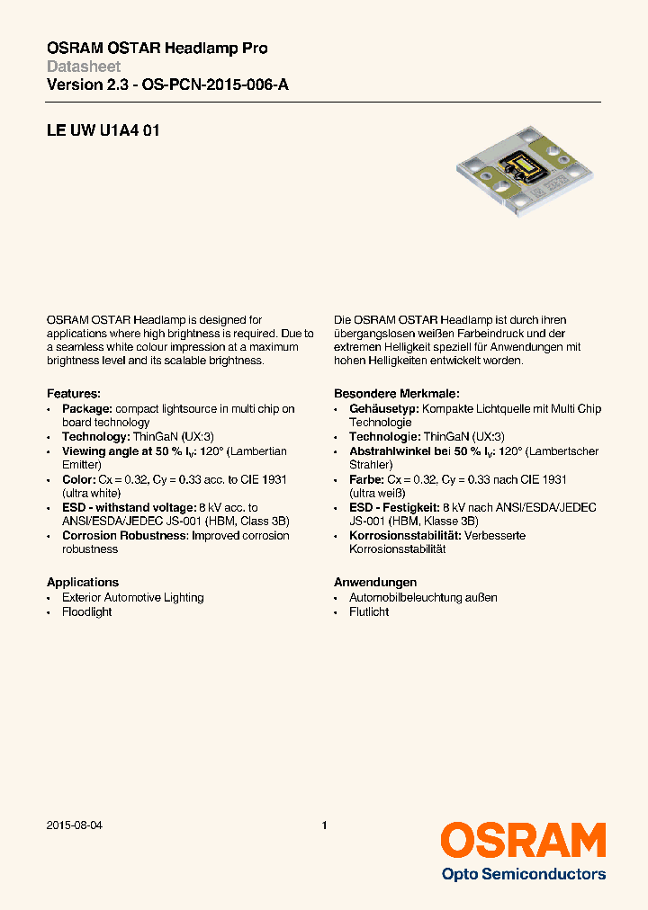 LE-UW-U1A4-01-PCN_9073377.PDF Datasheet