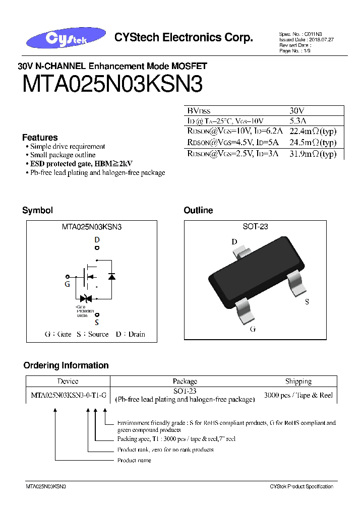 MTA025N03KSN3_9073604.PDF Datasheet