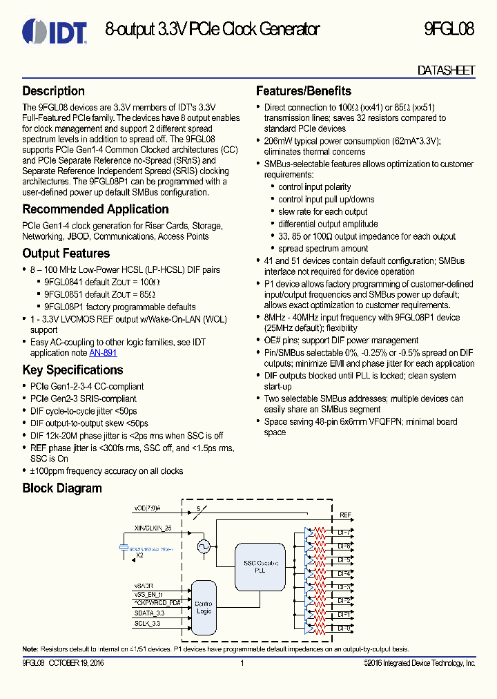 9FGL0851BKILF_9073836.PDF Datasheet
