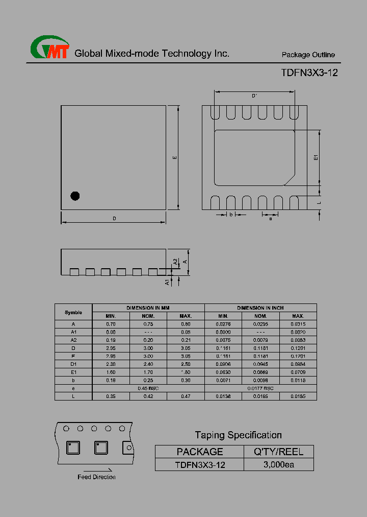 TDFN3X3-12_9074027.PDF Datasheet