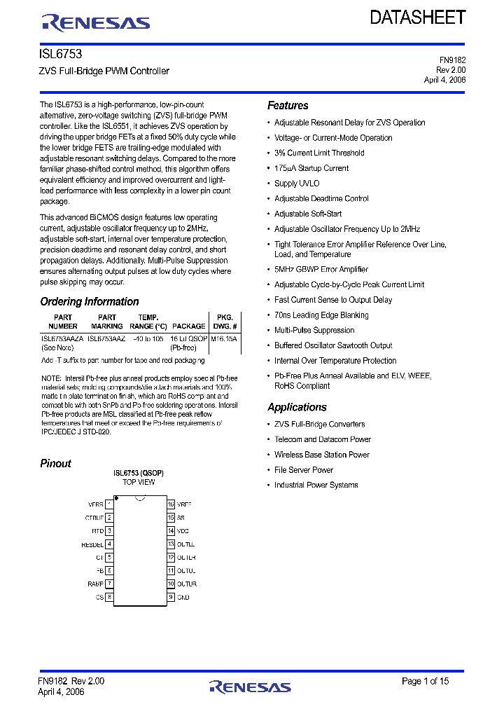 ISL6753_9074602.PDF Datasheet