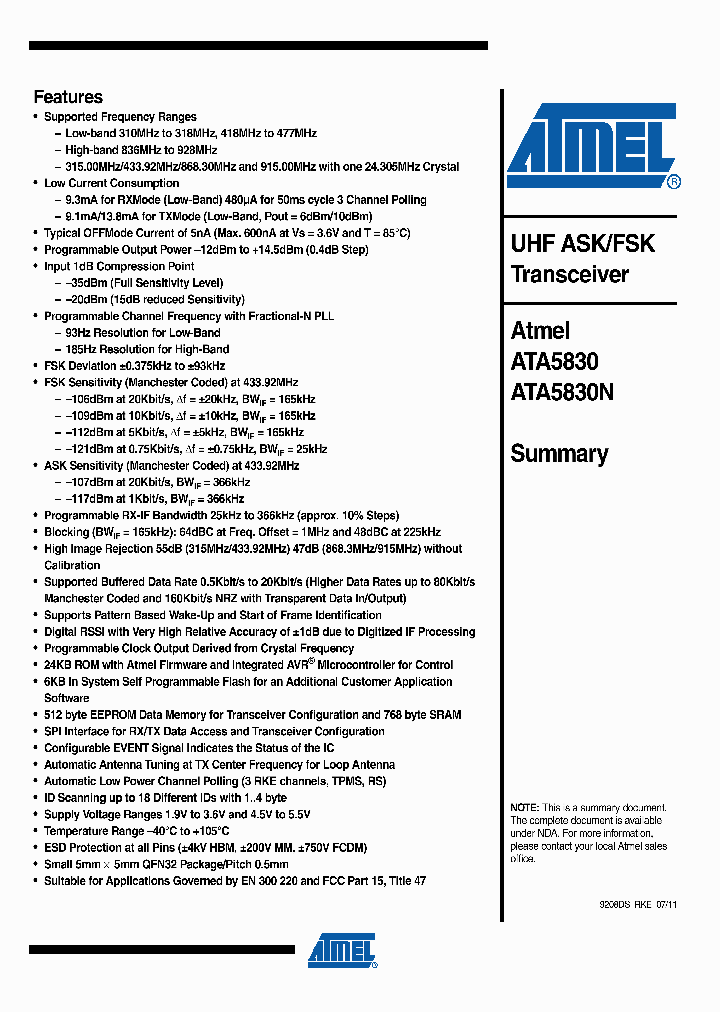 ATA5830_9074755.PDF Datasheet