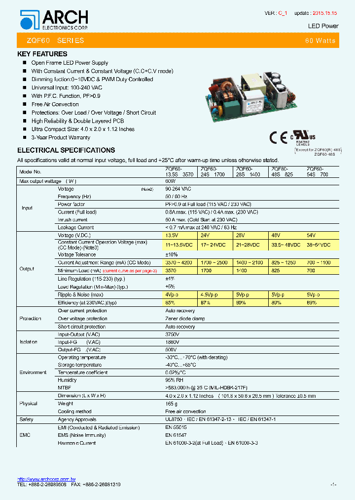 ZQF60-135S3570_9074996.PDF Datasheet
