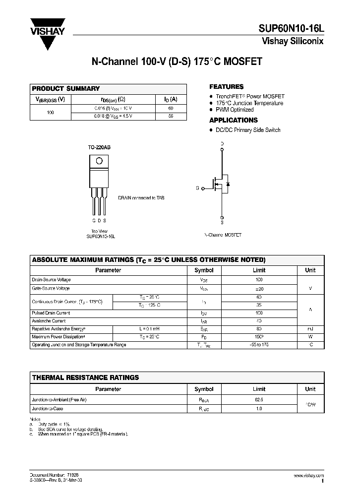 SUP60N10-16L-16_9075012.PDF Datasheet