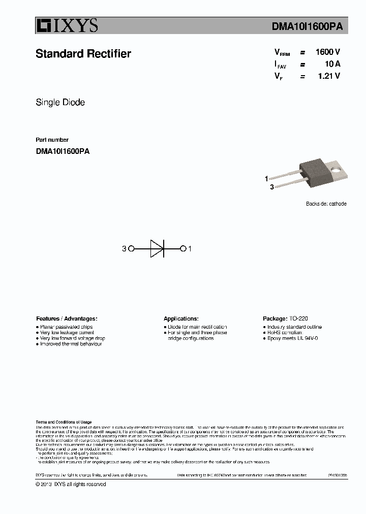 DMA10I1600PA_9075070.PDF Datasheet