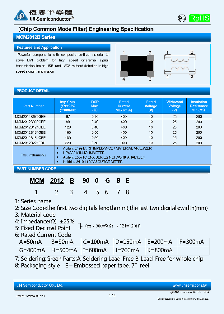 MCM2012B_9075816.PDF Datasheet