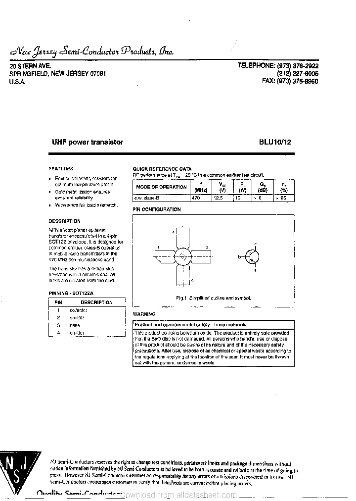 BLU10_9076060.PDF Datasheet