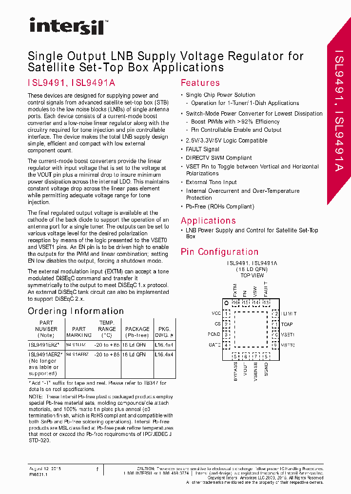 ISL9491AERZ_9076234.PDF Datasheet