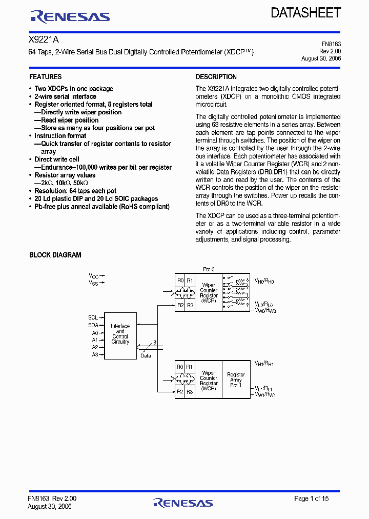 X9221AUPIZ_9076244.PDF Datasheet