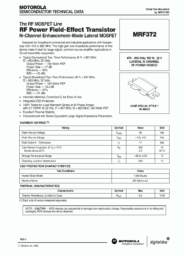 MRF372_9076653.PDF Datasheet
