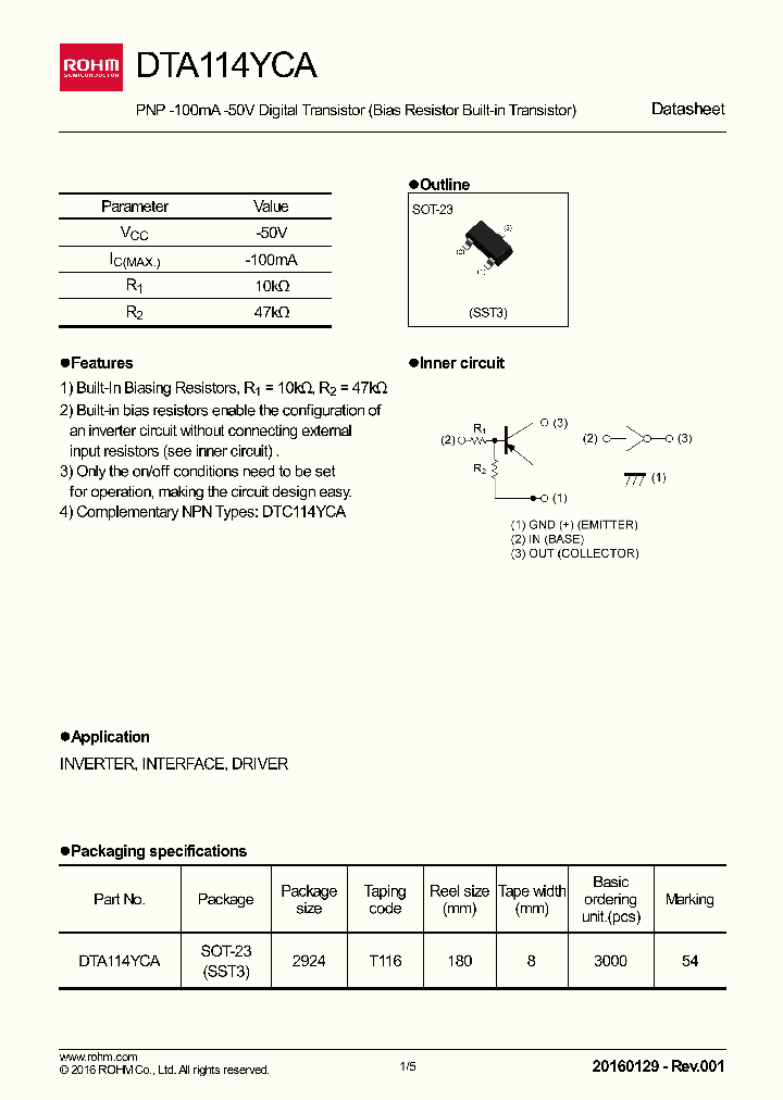 DTA114YCA_9077108.PDF Datasheet