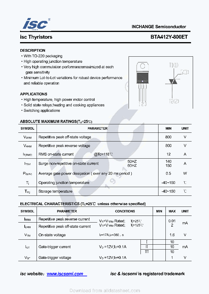 BTA412Y-800ET_9077581.PDF Datasheet
