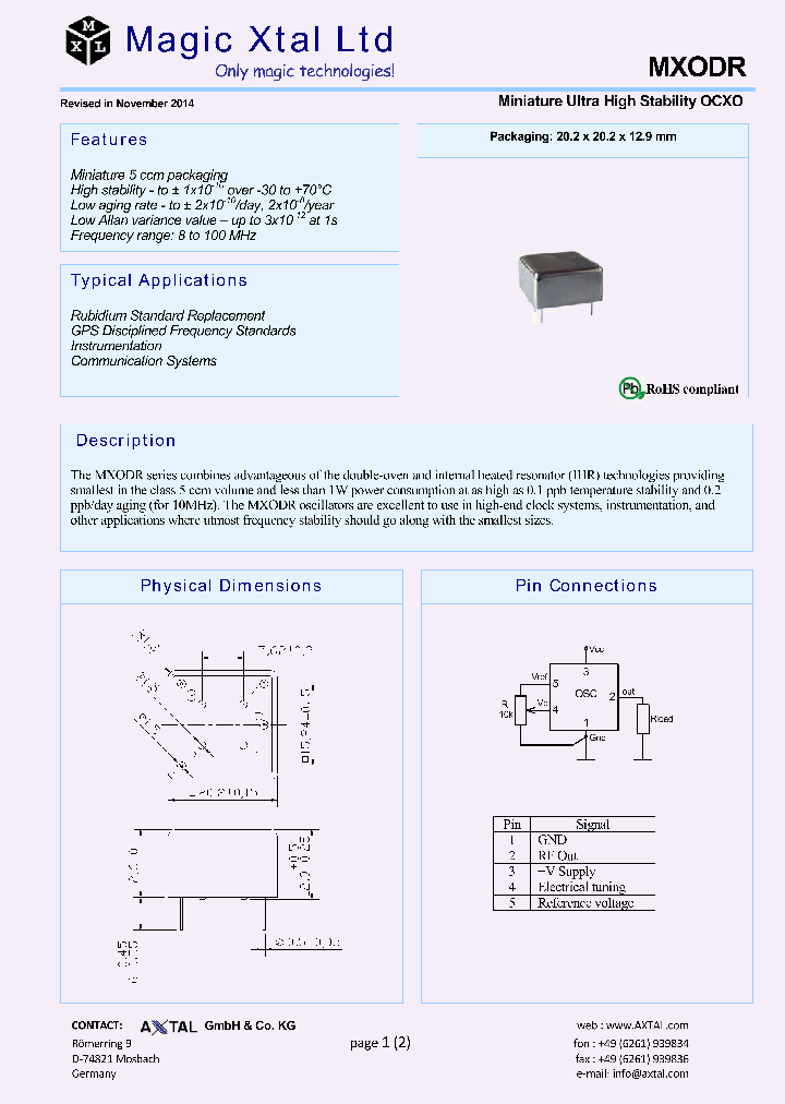 MXODR_9078015.PDF Datasheet