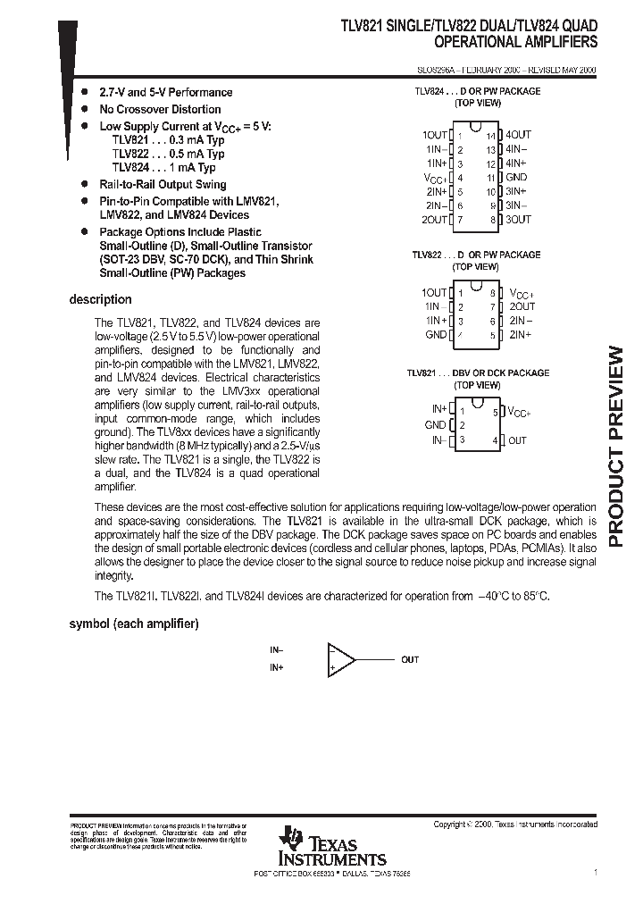 TLV822ID_9078265.PDF Datasheet