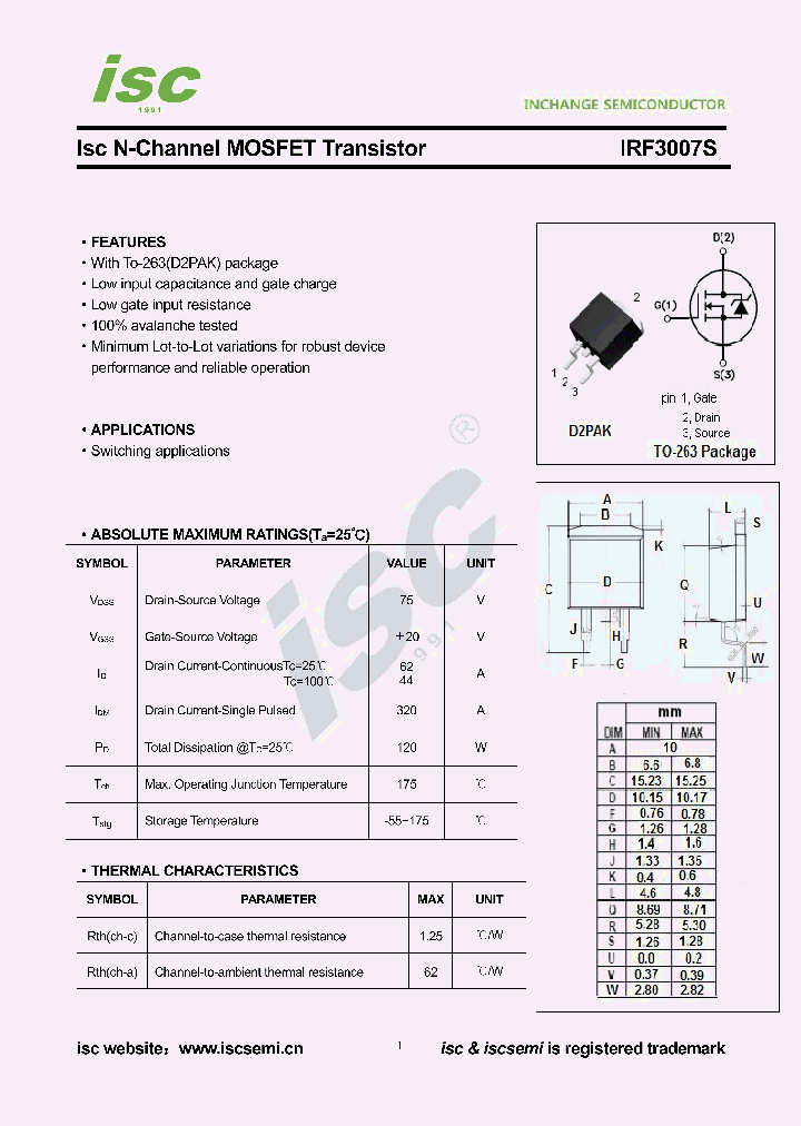 IRF3007S_9078499.PDF Datasheet