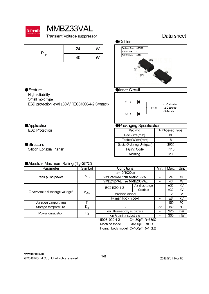 MMBZ33VAL_9078587.PDF Datasheet