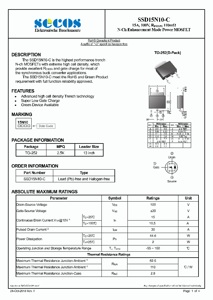 SSD15N10-C_9078636.PDF Datasheet