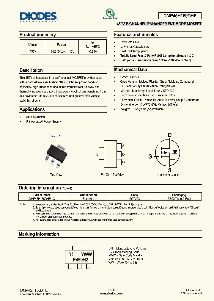 DMP45H150DHE_9078810.PDF Datasheet