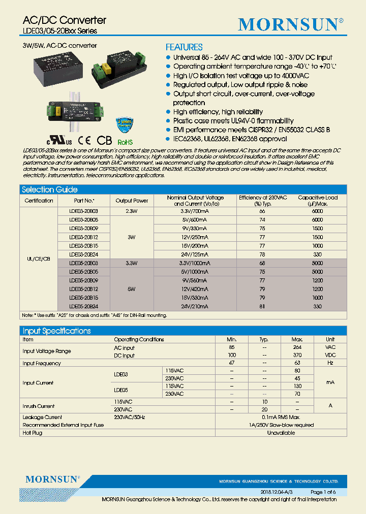 LDE05-20B03_9079001.PDF Datasheet