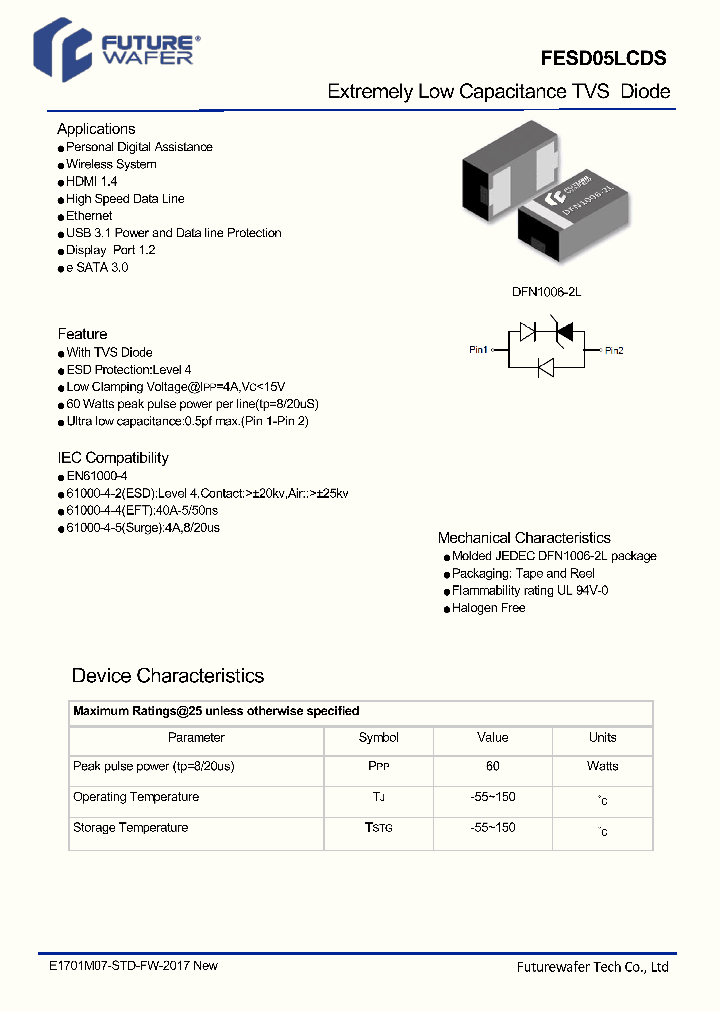 FESD05LCDS_9079312.PDF Datasheet