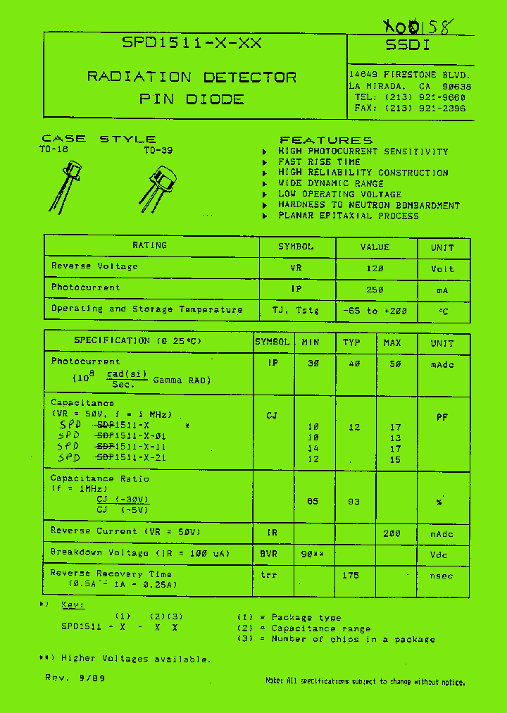 SPD1511_9079592.PDF Datasheet