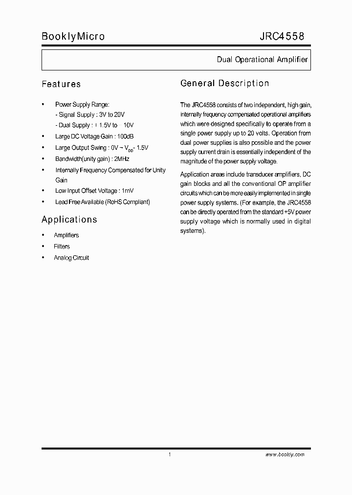 JRC4558_9079665.PDF Datasheet