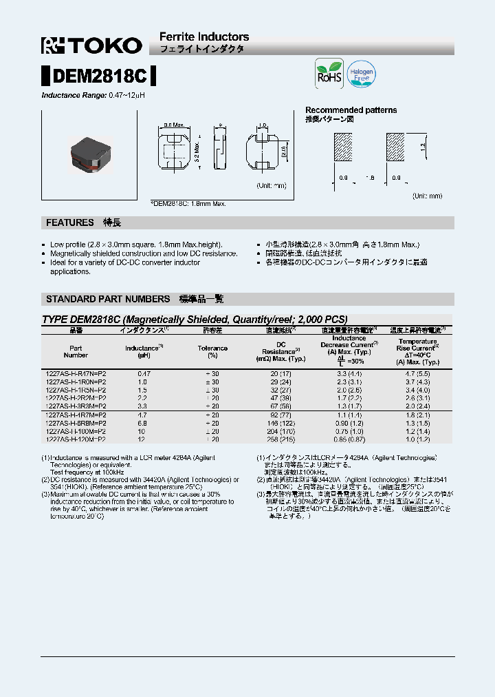 1227AS-H-100M_9079714.PDF Datasheet