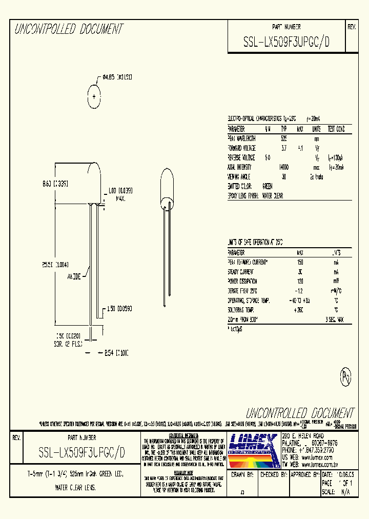 SSL-LX509F3UPGC_9079920.PDF Datasheet