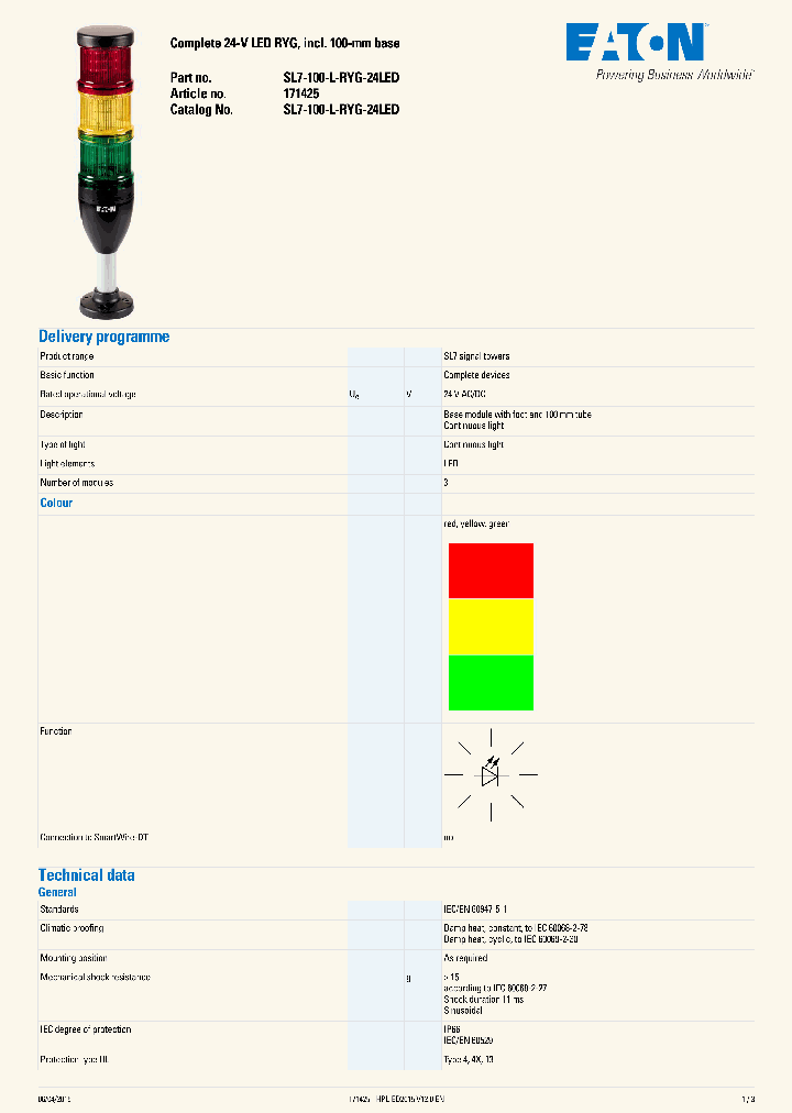 SL7-100-L-RYG-24LED_9080197.PDF Datasheet