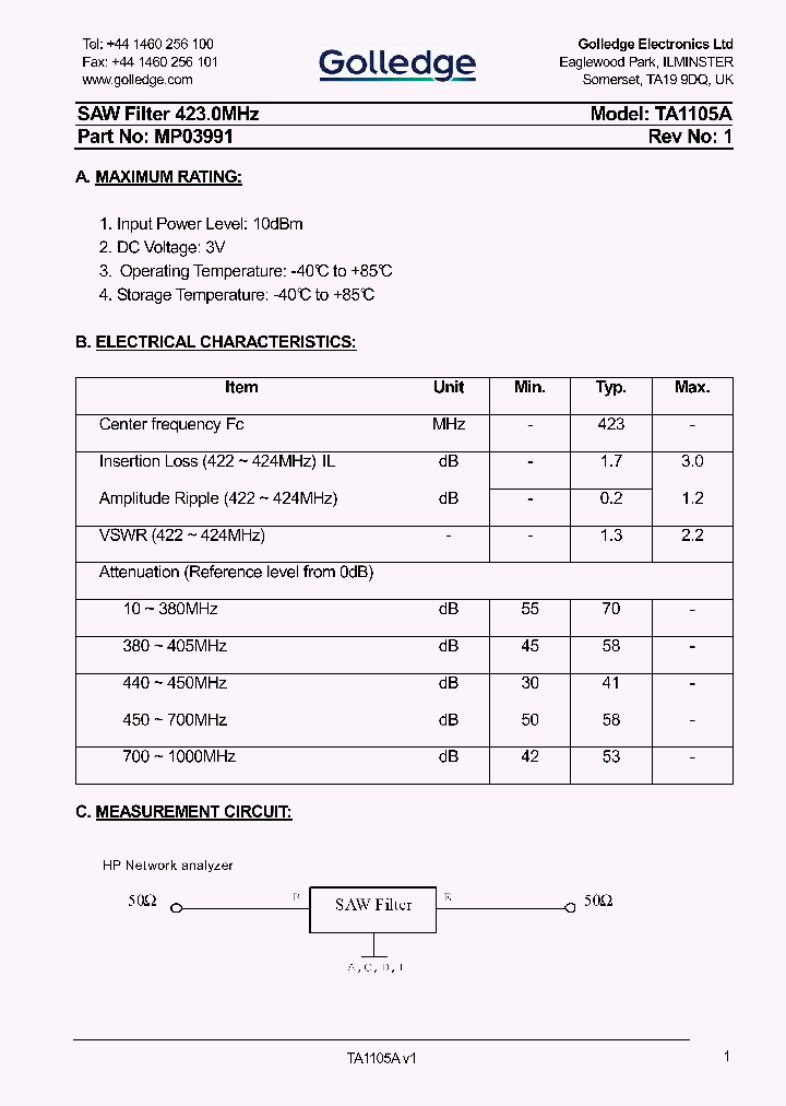 TA1105A_9080242.PDF Datasheet
