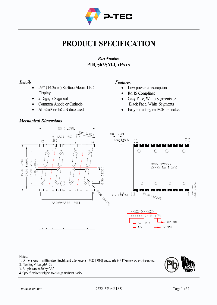 PDC562SM-CXPR02_9080531.PDF Datasheet