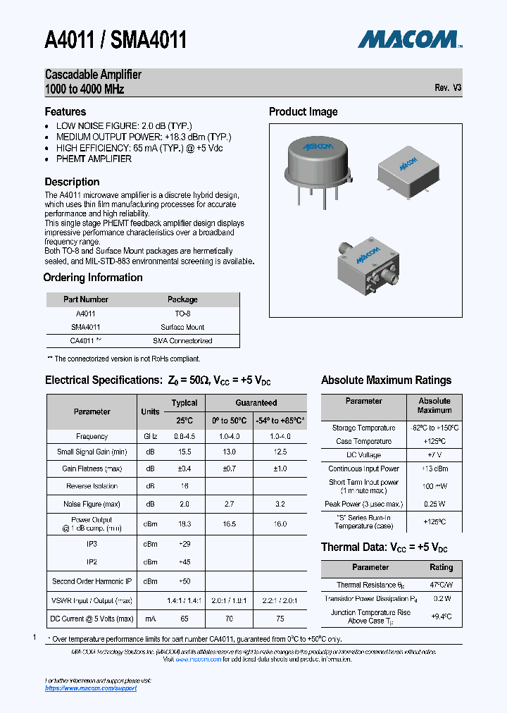 SMA4011_9080548.PDF Datasheet
