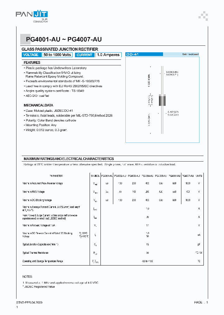 PG4001-AU-A0-00001_9080675.PDF Datasheet