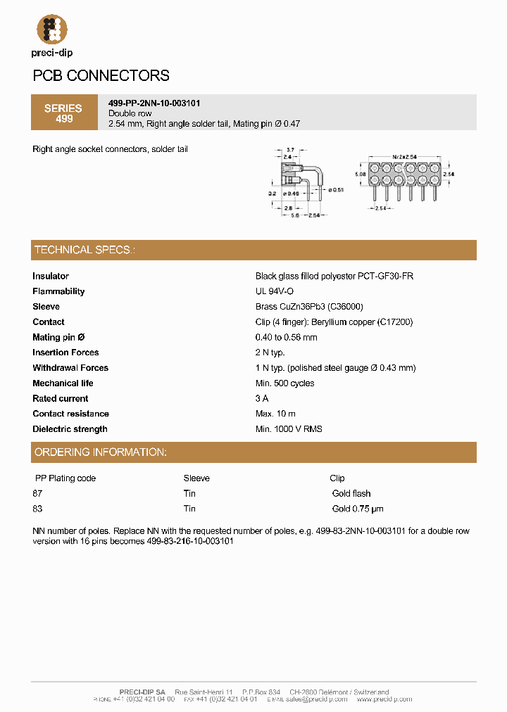 499-87-264-10-003101_9080813.PDF Datasheet