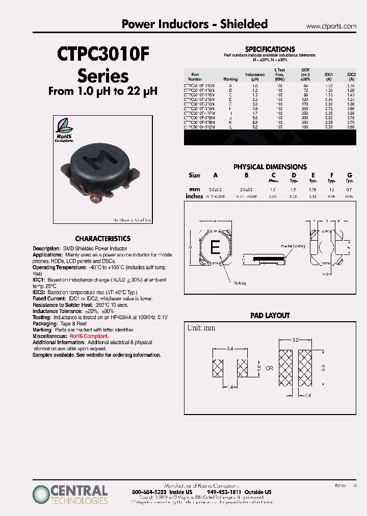 CTPC3010F_9081132.PDF Datasheet