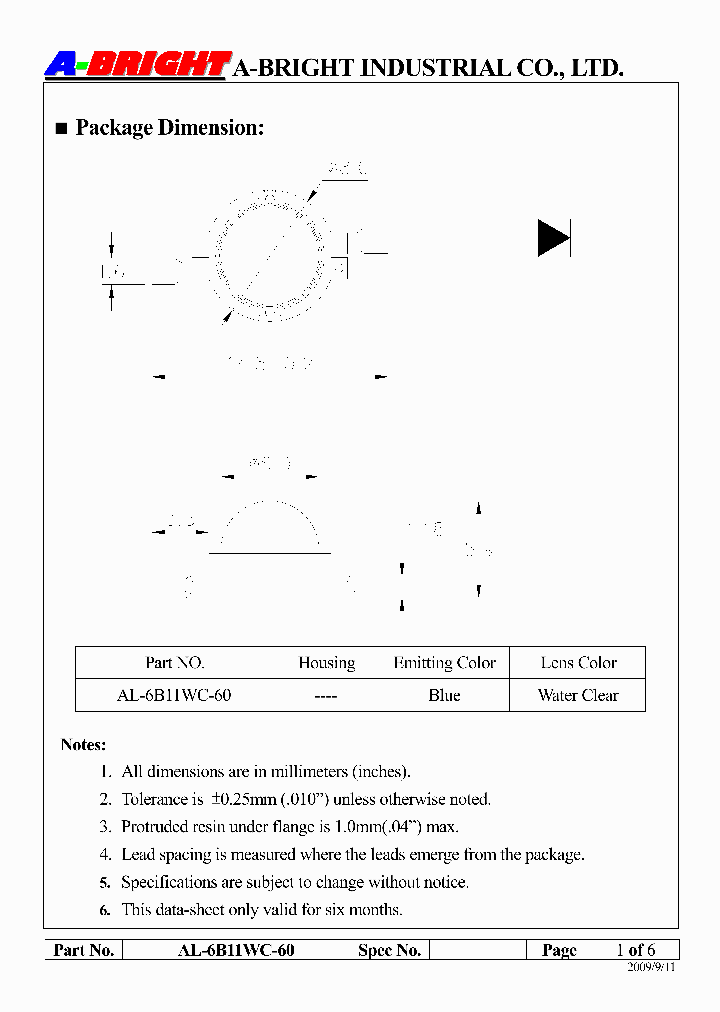AL-6B11WC-60_9081322.PDF Datasheet