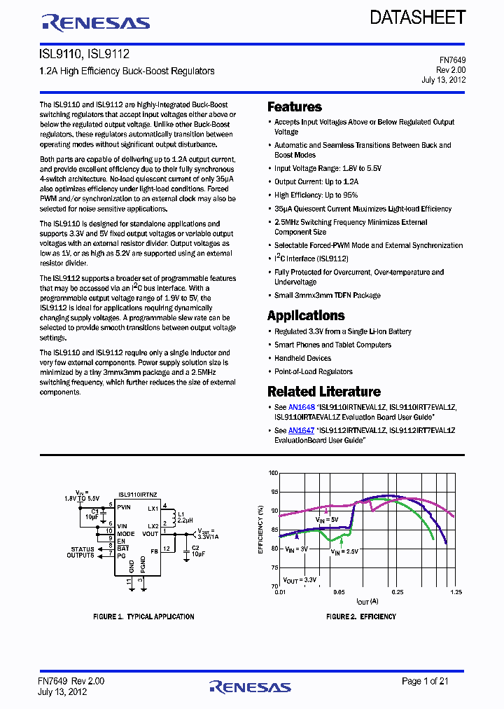 ISL9112IRT7EVAL1Z_9081388.PDF Datasheet