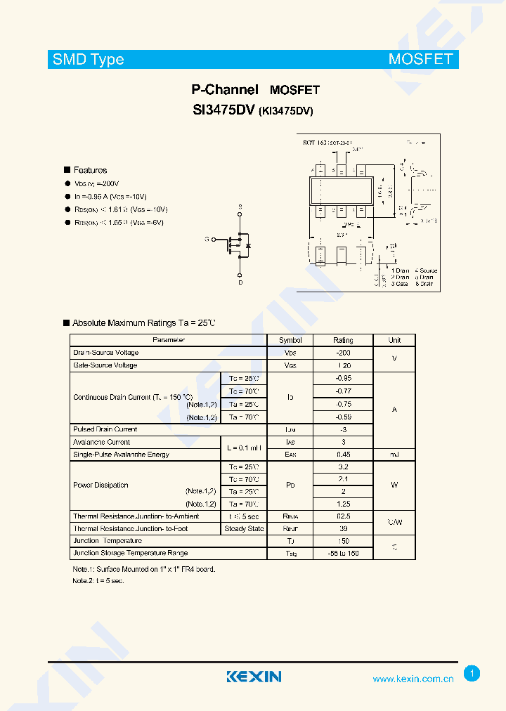 SI3475DV_9082360.PDF Datasheet