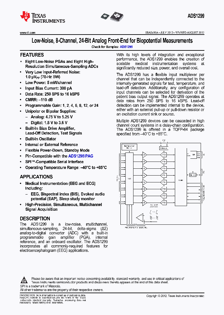 ADS1299IPAGR_9082382.PDF Datasheet