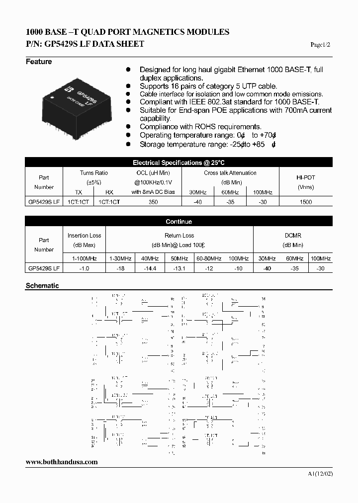 GP5429S-LF_9082610.PDF Datasheet
