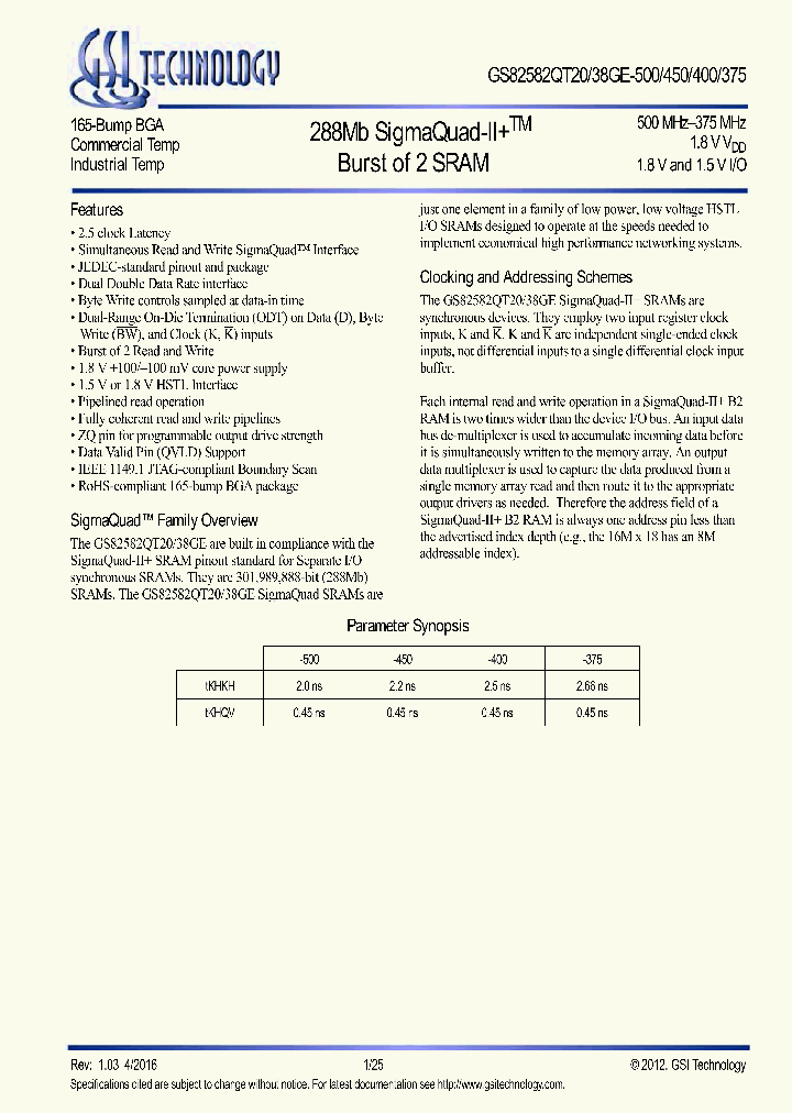 GS82582QT20GE-400I_9082785.PDF Datasheet