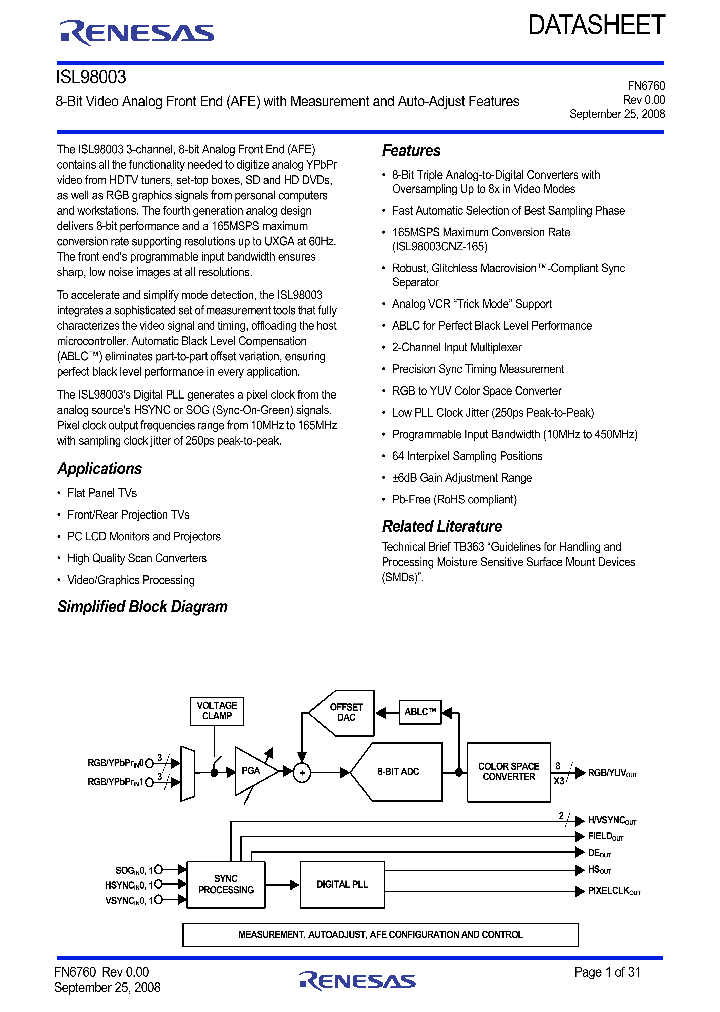 ISL98003CNZ-EVALZ_9082842.PDF Datasheet