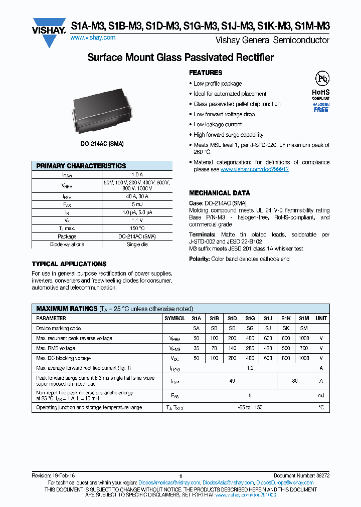 S1M-M3_9082880.PDF Datasheet
